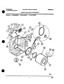 03 - Cabinet / Drum parts for Frigidaire Dryer FDE436RBT1 from AppliancePartsPros.com
