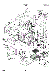 07 - Body parts for Frigidaire Range FCS388CGBC from AppliancePartsPros.com
