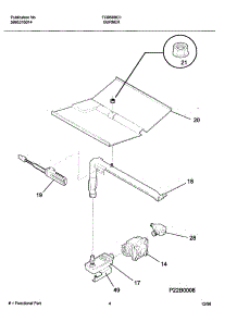 05 - Burner parts for Frigidaire Oven FGB500CEBH from AppliancePartsPros.com