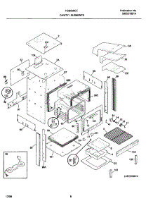 07 - Cavity / Elements parts for Frigidaire Oven FGB500CEBH from AppliancePartsPros.com