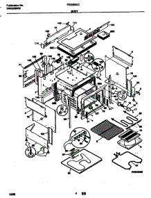 05 - Body parts for Frigidaire Range FES353CCD1 from AppliancePartsPros.com