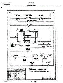 10 - Wiring Diagram parts for Frigidaire Range FES353CCD1 from AppliancePartsPros.com
