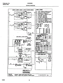 10 - Wiring Diagram parts for Frigidaire Range FEFB67BHDA from AppliancePartsPros.com