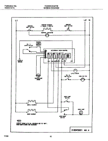 10 - Wiring parts for Frigidaire Range FES355CCSH from AppliancePartsPros.com