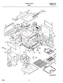 05 - Body parts for Frigidaire Range FES355CCTH from AppliancePartsPros.com