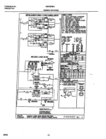 10 - Wiring Diagram parts for Frigidaire Range FEFD65BHDB from AppliancePartsPros.com