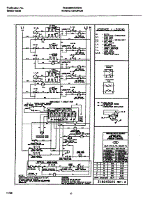 11 - Wiring - Cb / Cc parts for Frigidaire Range FES388WGCC from AppliancePartsPros.com