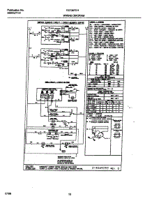 10 - Wiring Diagram parts for Frigidaire Range FEFD67CHBB from AppliancePartsPros.com