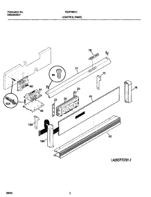 03 - Control Panel parts for Frigidaire Oven FEB798CCBE from AppliancePartsPros.com