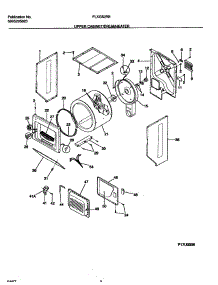 03 - Upper Cabinet / Drum / Heater parts for Frigidaire Washer Dryer Combo FLXG52RBT3 from AppliancePartsPros.com