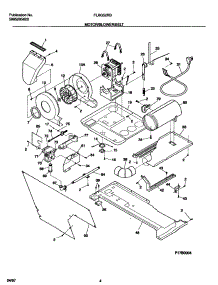 05 - Motor / Blower / Belt parts for Frigidaire Washer Dryer Combo FLXG52RBT3 from AppliancePartsPros.com