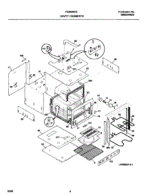05 - Cavity / Elements parts for Frigidaire Oven FEB500CEBE from AppliancePartsPros.com