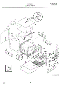 05 - Cavity / Elements parts for Frigidaire Oven FEB702CEBH from AppliancePartsPros.com