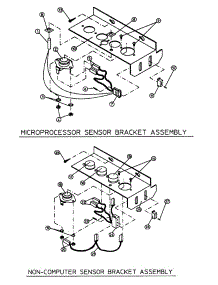 Sensor Bracket Assy. (Micro & Non Comp) parts for Maytag Dryer MDG30MC2A* from AppliancePartsPros.com