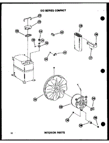 Interior Parts parts for Amana Air Conditioner 108-2W from AppliancePartsPros.com
