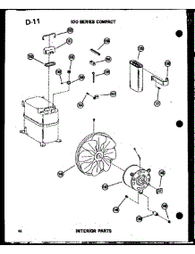 Interior Parts parts for Amana Air Conditioner 109-2W from AppliancePartsPros.com