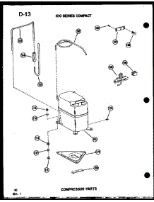 Compressor Parts parts for Amana Air Conditioner 109-2W from AppliancePartsPros.com