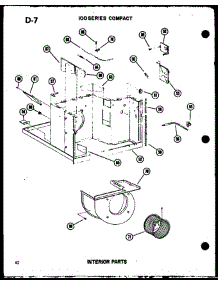 Interior Parts parts for Amana Air Conditioner 109-2W from AppliancePartsPros.com