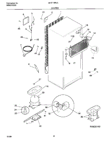 09 - Systems parts for Frigidaire Refrigerator MRT15FNGW5 from AppliancePartsPros.com