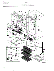 05 - Cabinet / Control / Shelves parts for Frigidaire Refrigerator R22CW4 from AppliancePartsPros.com