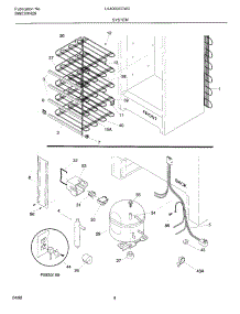 07 - System parts for Frigidaire Freezer UL4000ECW3 from AppliancePartsPros.com