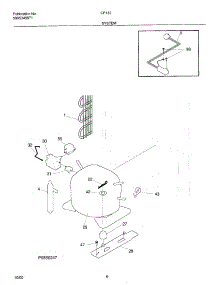 07 - System parts for Frigidaire Freezer CF132 from AppliancePartsPros.com