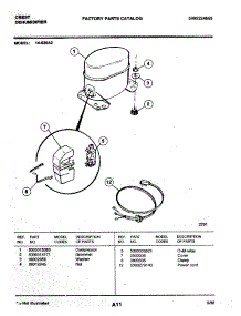 05 - Compressor parts for Frigidaire 14-030A2 from AppliancePartsPros.com