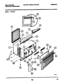 03 - Wrapper parts for Frigidaire 7HA701B from AppliancePartsPros.com