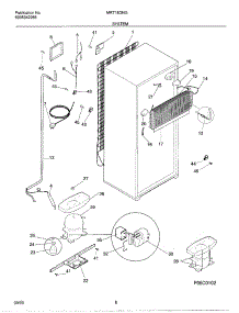 09 - System parts for Frigidaire Refrigerator MRT18DNGW2 from AppliancePartsPros.com