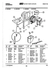04 - Condenser parts for Frigidaire Freezer GDH30E1 from AppliancePartsPros.com