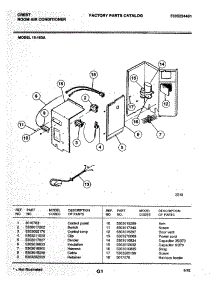 04 - Control Panel parts for Frigidaire 15-183A from AppliancePartsPros.com