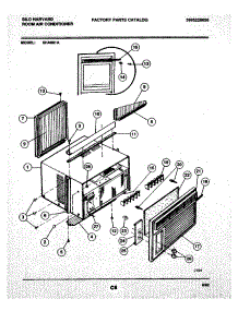 03 - Wrapper parts for Frigidaire 6HA601A from AppliancePartsPros.com