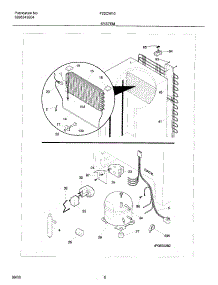 07 - System parts for Frigidaire Freezer F22CW10 from AppliancePartsPros.com