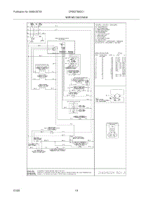 10 - Wiring Diagram parts for Frigidaire Oven CPEB27S9DC1 from AppliancePartsPros.com