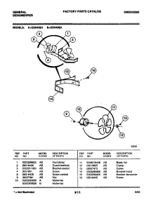 03 - Fan parts for Frigidaire Freezer GDH40E6 from AppliancePartsPros.com