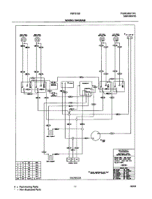 11 - Wiring Diagram parts for Frigidaire Range FEF316BQB from AppliancePartsPros.com