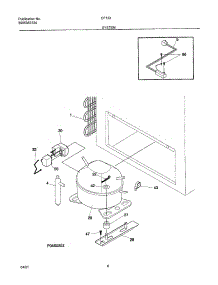 07 - System parts for Frigidaire Freezer CF133 from AppliancePartsPros.com