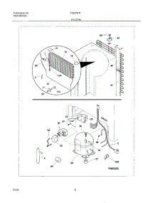 07 - System parts for Frigidaire Freezer F22CW11 from AppliancePartsPros.com