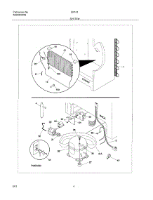 05 - System parts for Frigidaire Freezer ER1411 from AppliancePartsPros.com