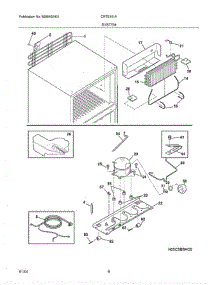 09 - System parts for Crosley Refrigerator CRTE151AW1 from AppliancePartsPros.com