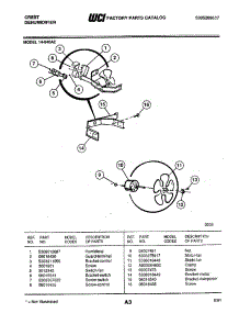 03 - Fan parts for Frigidaire 14-040A2 from AppliancePartsPros.com