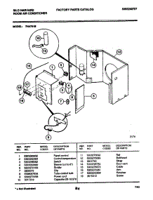 04 - Control Parts parts for Frigidaire 7HA701B from AppliancePartsPros.com