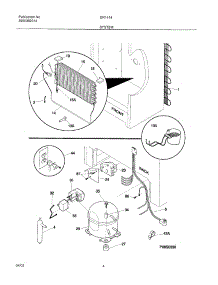 05 - System parts for Frigidaire Freezer ER1414 from AppliancePartsPros.com