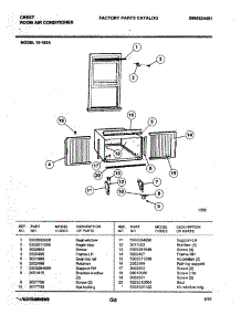 09 - Window Mounting Parts parts for Frigidaire 15-183A from AppliancePartsPros.com