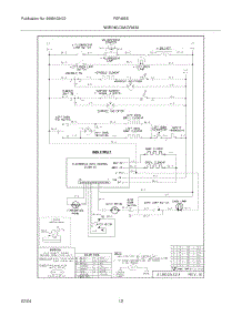 10 - Wiring Diagram parts for Frigidaire Range FEF455BBD from AppliancePartsPros.com