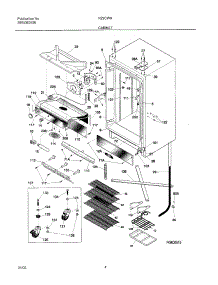 05 - Cabinet parts for Frigidaire Refrigerator R22CW9 from AppliancePartsPros.com