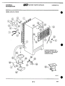 09 - System parts for Frigidaire Refrigerator GTL175WH0 from AppliancePartsPros.com