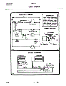 08 - Wiring Diagram parts for Frigidaire Freezer UL4000ECW2 from AppliancePartsPros.com