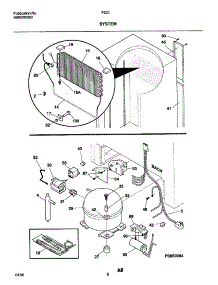 07 - System parts for Frigidaire Freezer F22CW3 from AppliancePartsPros.com