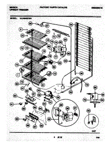 07 - System parts for Frigidaire Freezer UL2494ECW4 from AppliancePartsPros.com